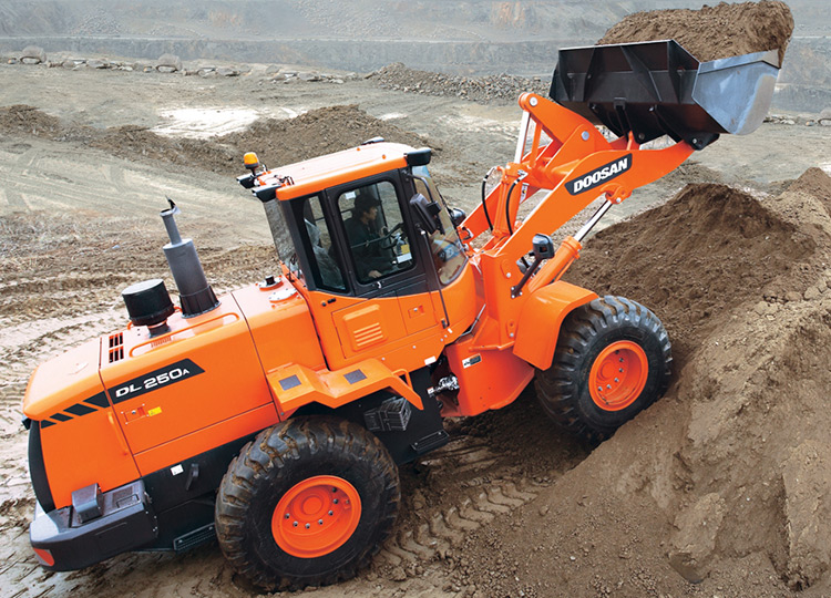 Фронтальний навантажувач Doosan DL250A