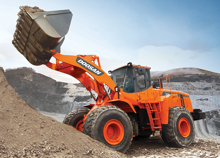 Фронтальний навантажувач Doosan DL420A