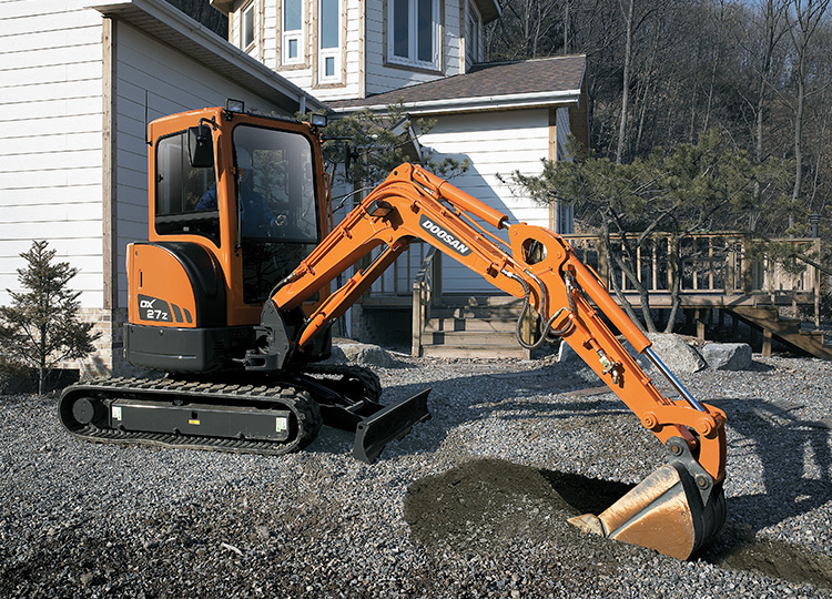 Мини-экскаватор Doosan DX27Z