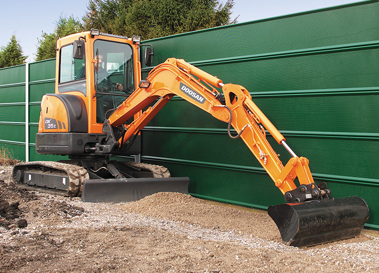 Мини-экскаватор Doosan DX35Z