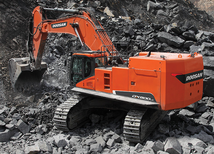 Гусеничный экскаватор Doosan DX800LC